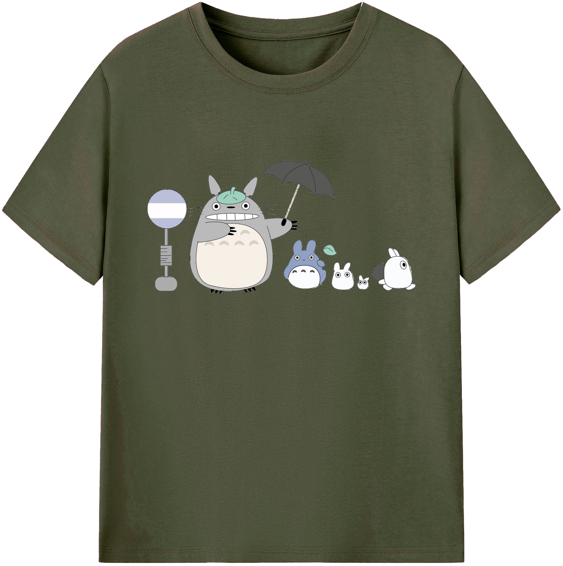（画像用） となりのトトロ 草壁メイ 草壁サツキ My Neighbor Totoro Satsuki Kusakabe Mei Kusakabe 綿100％ メンズ半袖Tシャツ｜肌触りやわらか＆通気性